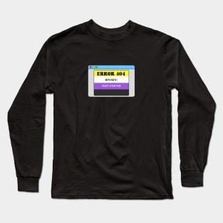 Error 404: Binary Not Found Long Sleeve T-Shirt